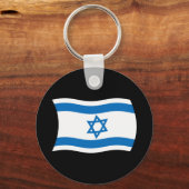 Israël Vlag Sleutelhanger (Voorkant)
