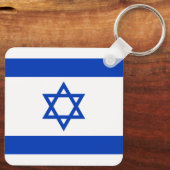 Israël-vlag Sleutelhanger (Achterkant)