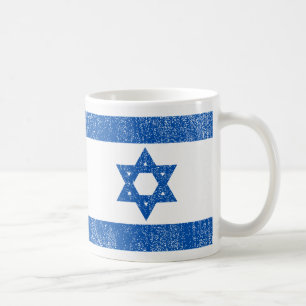 Israël Vlag - Ster van David - Ik sta met Israël Koffiemok
