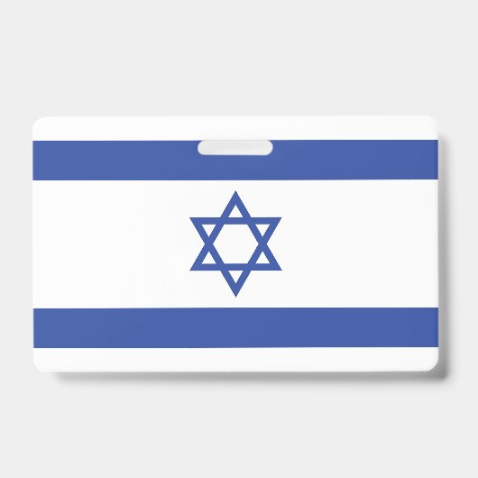 Israël Vlag, Ster van David Jodendom Joods Badge (Voorzijde)