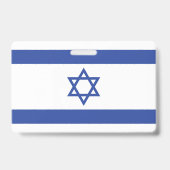 Israël Vlag, Ster van David Jodendom Joods Badge (Achterkant)