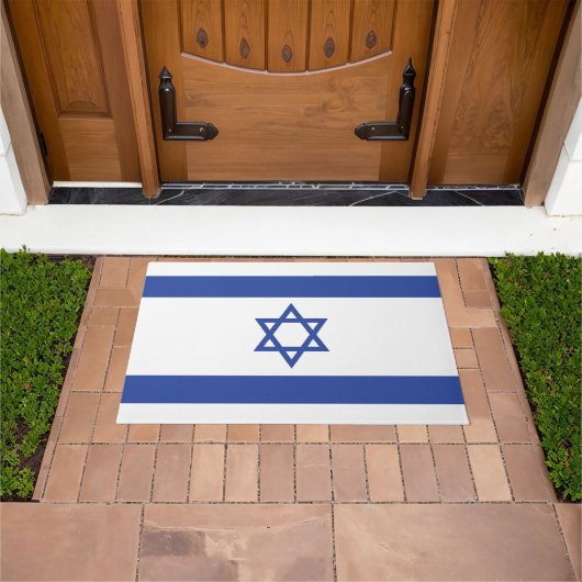 Israël Vlag, Ster van David Jodendom Joods Deurmat (Buiten)