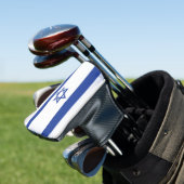 Israël Vlag, Ster van David Jodendom Joods Golfheadcover (Insitu)