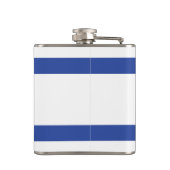 Israël Vlag, Ster van David Jodendom Joods Heupfles (Achterkant)