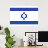 Israël Vlag, Ster van David Jodendom Joods Poster (Thuiskantoor)