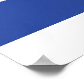 Israël Vlag, Ster van David Jodendom Joods Poster (Hoek)