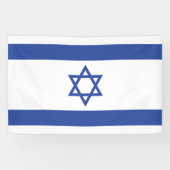 Israël Vlag, Ster van David Jodendom Joods Spandoek (Horizontaal)