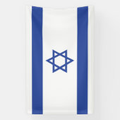 Israël Vlag, Ster van David Jodendom Joods Spandoek (Verticaal)