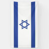 Israël Vlag, Ster van David Jodendom Joods Spandoek (Verticaal)