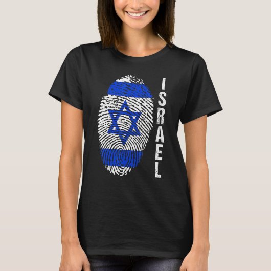 Israël Vlag T-shirt (Voorkant)