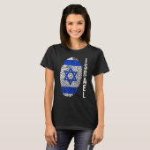 Israël Vlag T-shirt (Voorkant volledig)