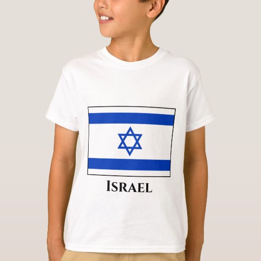 Israël Vlag T-shirt (Voorkant)