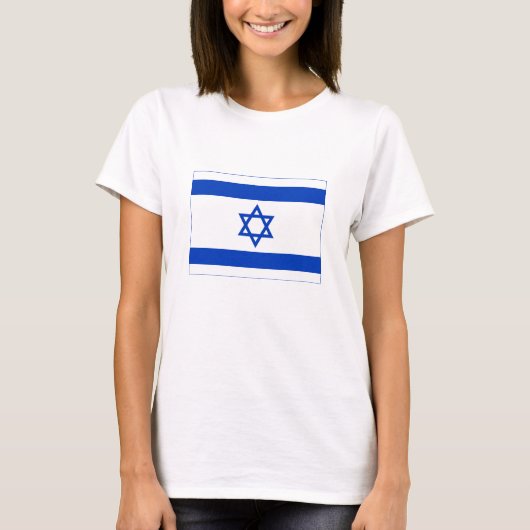 Israël-vlag T-shirt (Voorkant)