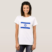 Israël-vlag T-shirt (Voorkant volledig)