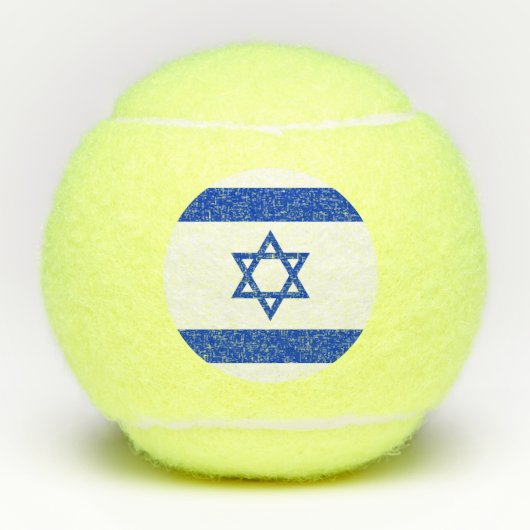 Israël-vlag Tennisballen (Voorkant)