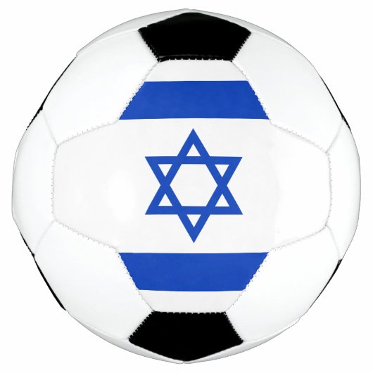Israël-vlag Voetbal (Voorkant)