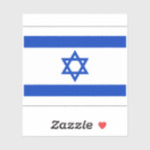 Israël Vlag Zionistische Sticker (Vel)
