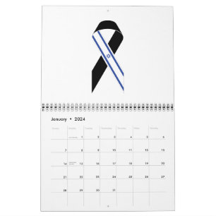 Israël vlag zwart lint gedenkteken kalender