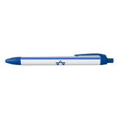 Israël-vlag Zwarte Inkt Pen (Bovenkant)