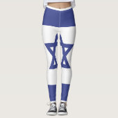 Israël Vlaggenembleem Leggings (Voorkant)