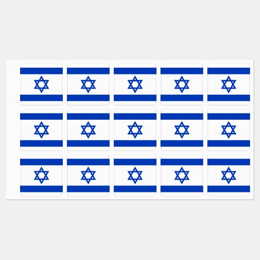 Israël Vlaggenplein Labels (Vel)