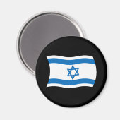 Israël Vlagmagneet Magneet (Voorkant / Achterkant)