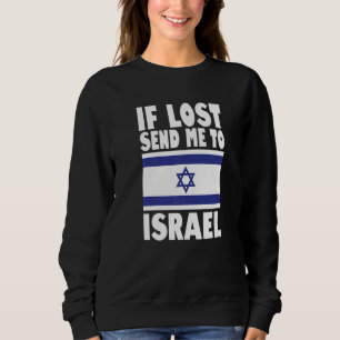 Israël Vlagontwerp  Als verloren stuur me naar Isr Trui