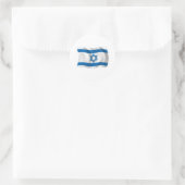 Israël Vlagsticker Ronde Sticker (Tas)