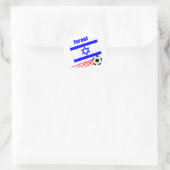 Israel Voetbalteam Ronde Sticker (Tas)