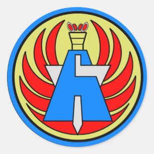 ISRAELI AIR FORCE SQUADRON RONDE STICKER