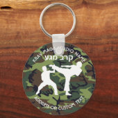 Israeli Combat System Krav Maga Studio Owner Sleutelhanger (Voorkant)