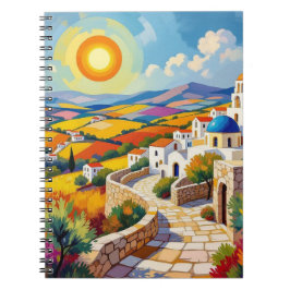 Israeli Landscape Notebook – Colorful & Inspiring  Notitieboek