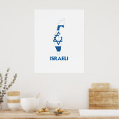 ISRAELI MAP POSTER (Keuken)