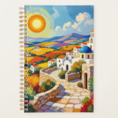 Israeli Mediterranean Landscape – Colorful Design Planner (Voorkant)
