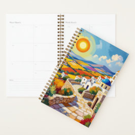 Israeli Mediterranean Landscape – Colorful Design Planner
