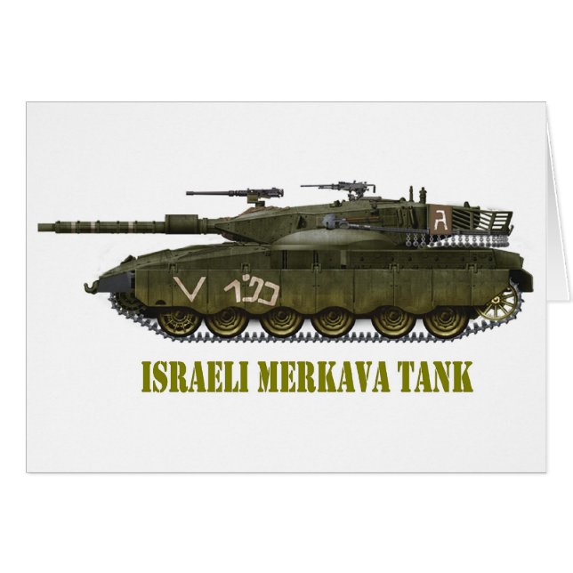 ISRAELI MERKAVA TANK (Voorkant Horizontaal)
