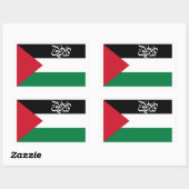 #IsraeliCrimes, #IsraeliOccupation, Bezetting, #P Rechthoekige Sticker (Vel)