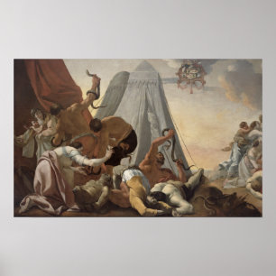 Israëlieten Betrokken bij de Brazen Serpent Poster