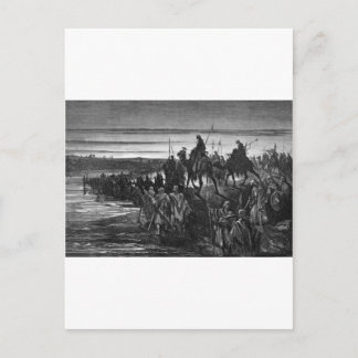 Israëlieten De rivier de Jordaan Briefkaart