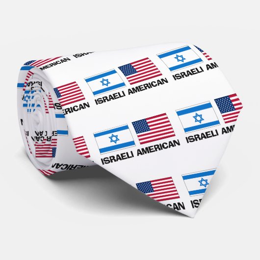 Israëlisch-Amerikaans Stropdas (Opgerold)