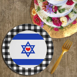 Israëlisch Bord, Heart, buffelpleister en Israëlis Papieren Bordje