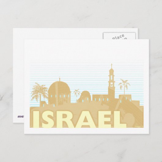 Israëlisch Briefkaart (Voorkant / Achterkant)
