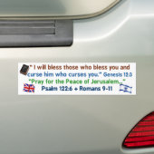 Israëlisch Brits collectie Bumpersticker (Op auto)