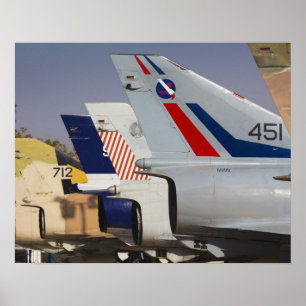 Israëlisch gebouwde Kfir jager Poster