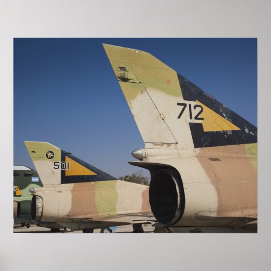 Israëlisch gebouwde Kfir-strijder Poster (Voorkant)