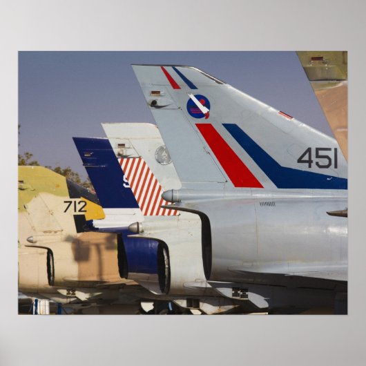 Israëlisch gebouwde Kfir-strijder Poster (Voorkant)