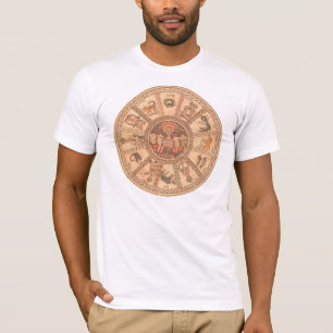 Israëlisch hebrew Zodiac Wheel T-shirt