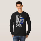 Israëlisch-Israëlische vlag Het is in mijn dansker T-shirt (Voorkant volledig)