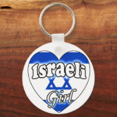 Israëlisch Meisje Sleutelhanger (Voorkant)