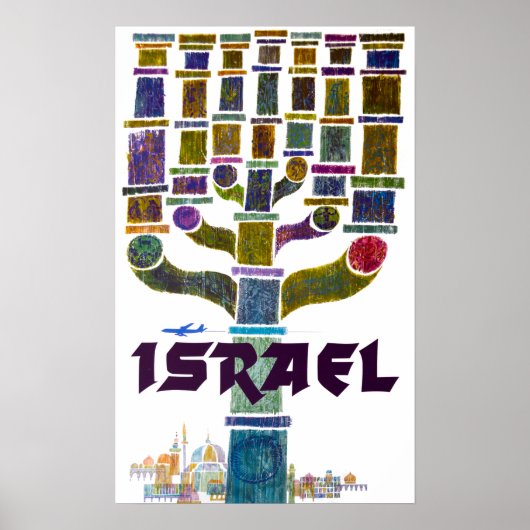  Israëlisch reizen Poster (Voorkant)